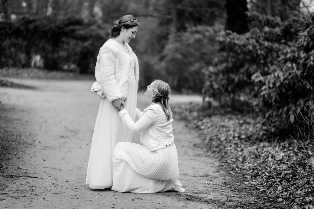 Hochzeit im Standesamt Wandsbek und Ohlendorffsche Villa in Volksdorf